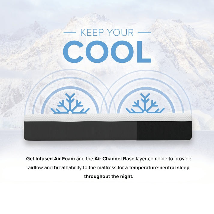Majestic Sleep Systems - 12” Essentials Soft Memory Foam Mattress