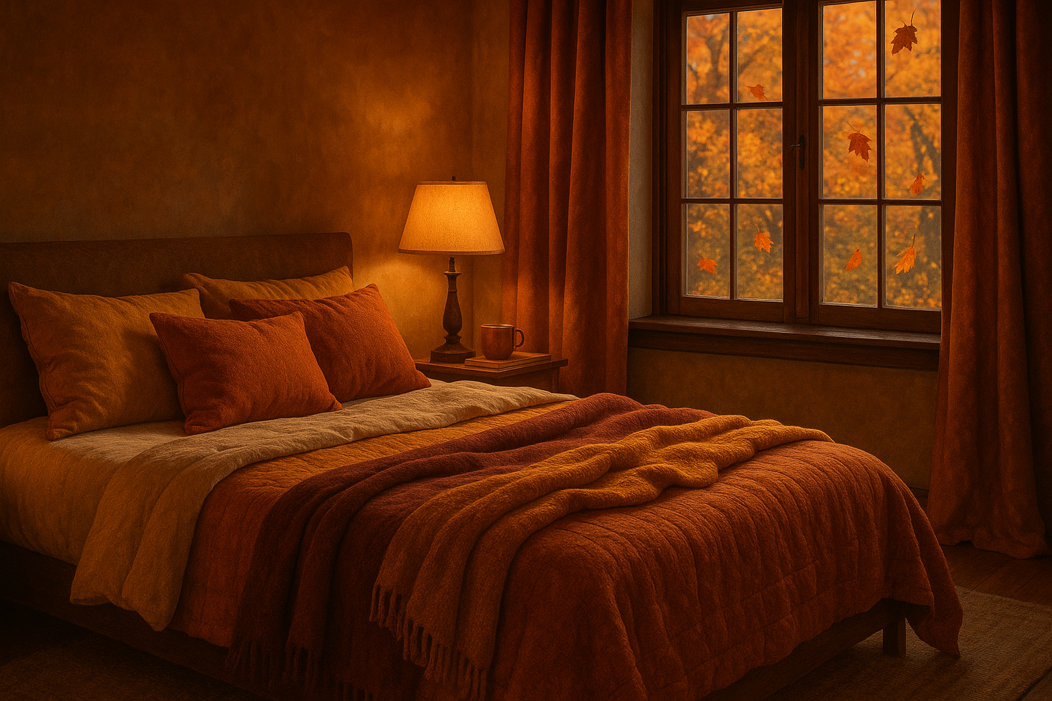 Fall sleep tips cooler weather mattress comfort Majestic Sleep Systems