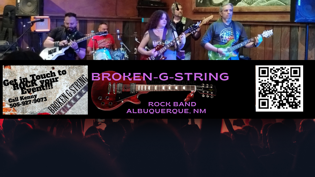Broken-G-String Rock Band NM