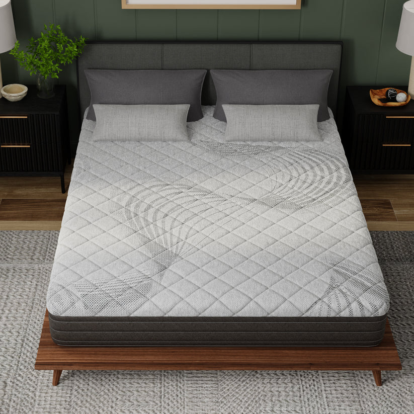 10” Essentials Comfort Reactive - Medium Firm Mattress  - Majestic Sleep Systems