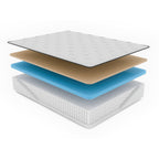 Diamond - Cool Caress Copper Euro Top 14" Hybrid Medium Mattress