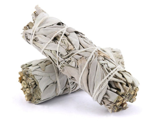 Metaphysically Majestic- California White Sage Smudge Stick 3"