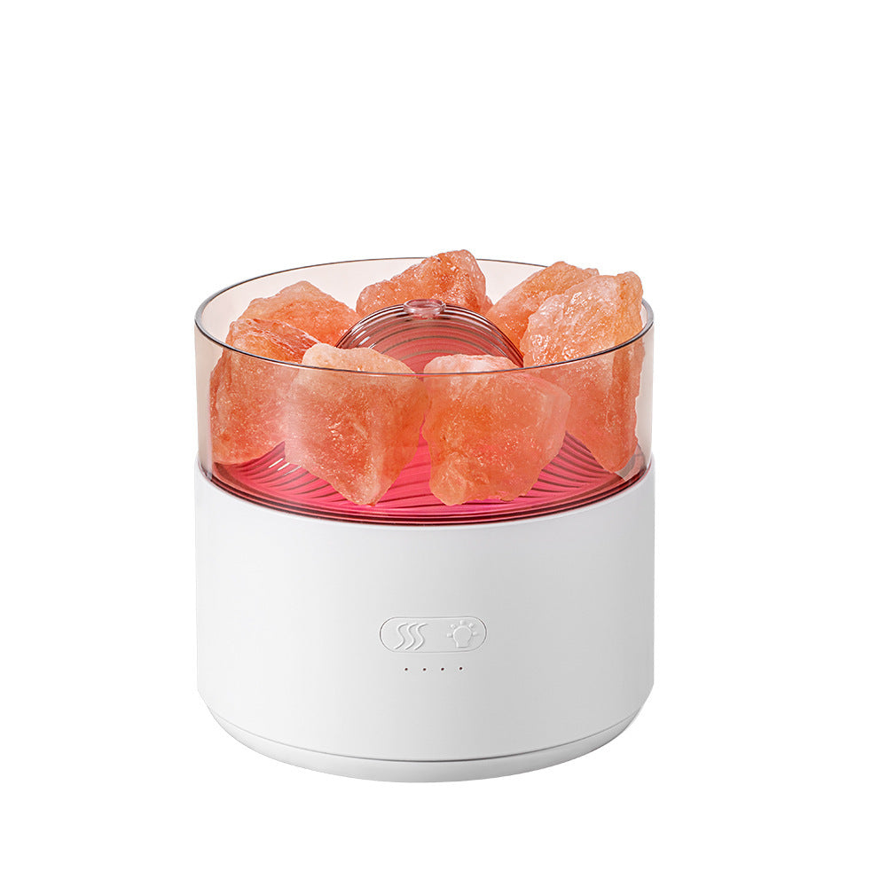 200 mL Salt Crystal Aroma Diffuser with Color-Changing Light