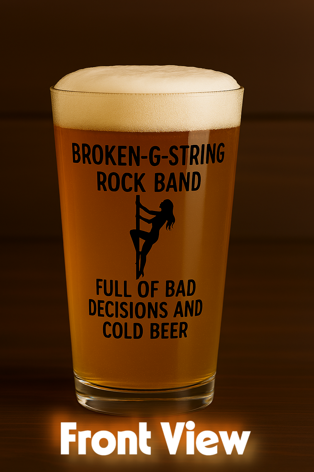 Broken-G-String Rock Band NM- Beer Steins and Pints