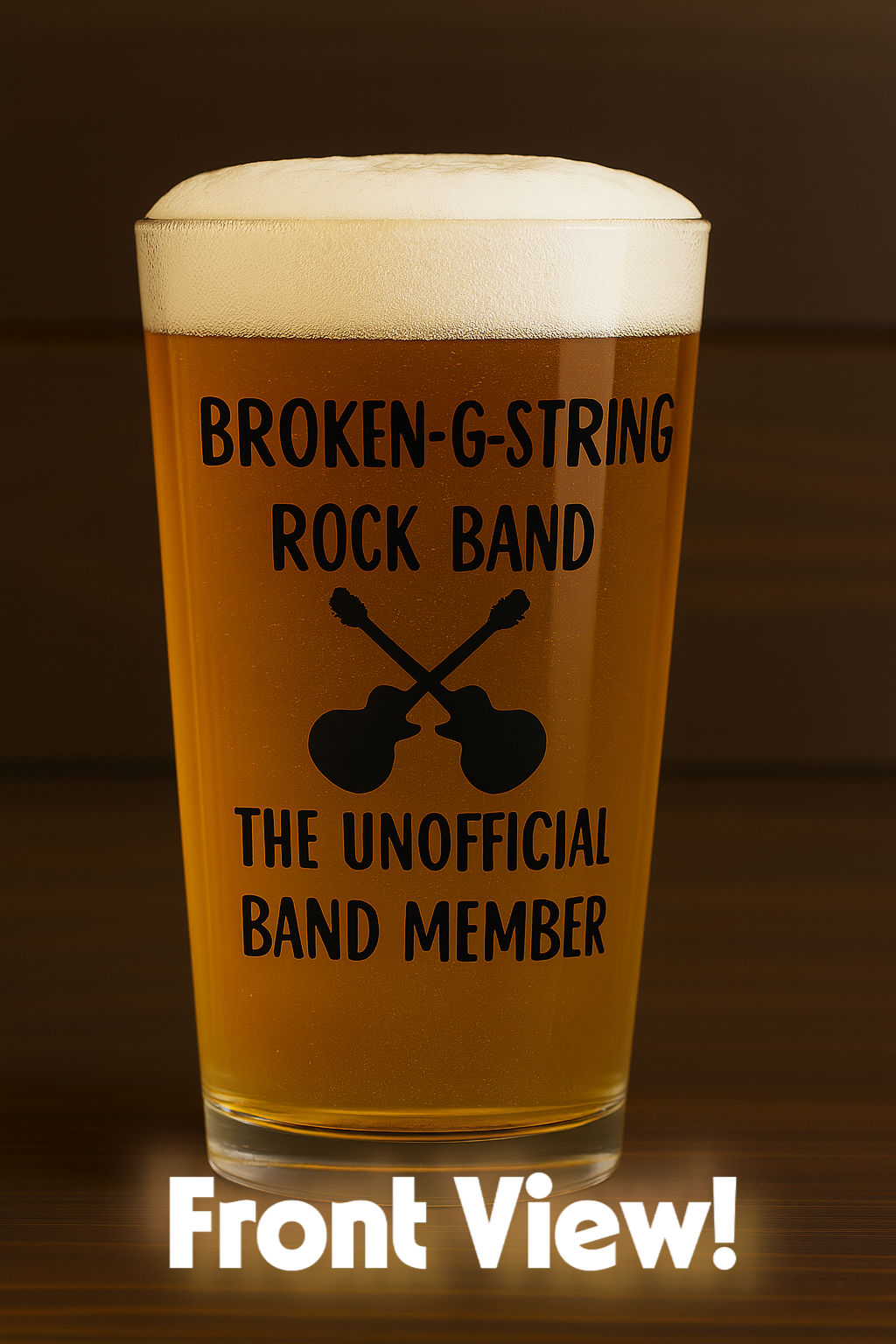 Broken-G-String Rock Band NM- Beer Steins and Pints