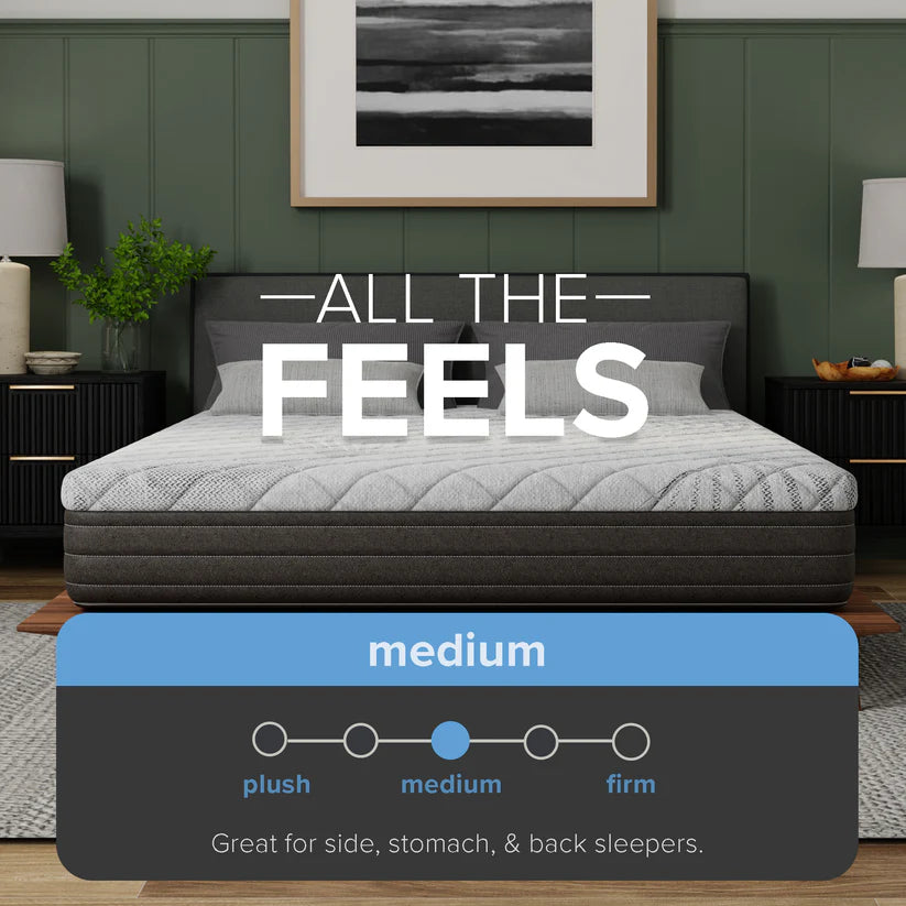 10” Essentials Comfort Reactive - Medium Firm Mattress  - Majestic Sleep Systems