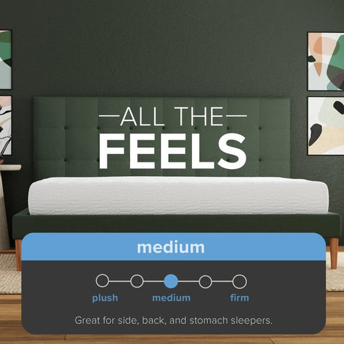 8" Essentials Medium Firm Memory Foam Mattress - Majestic Sleep Systems