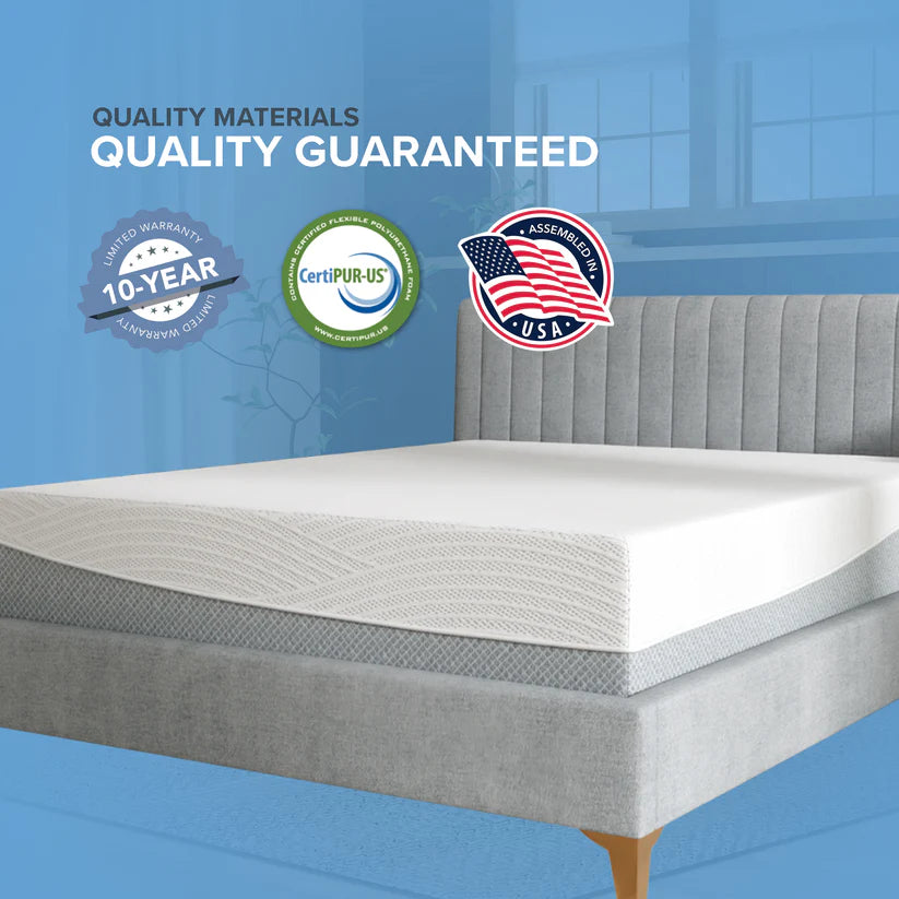 Majestic Sleep Systems - 12" EcoCore Hybrid Deluxe - Medium Plush Mattress