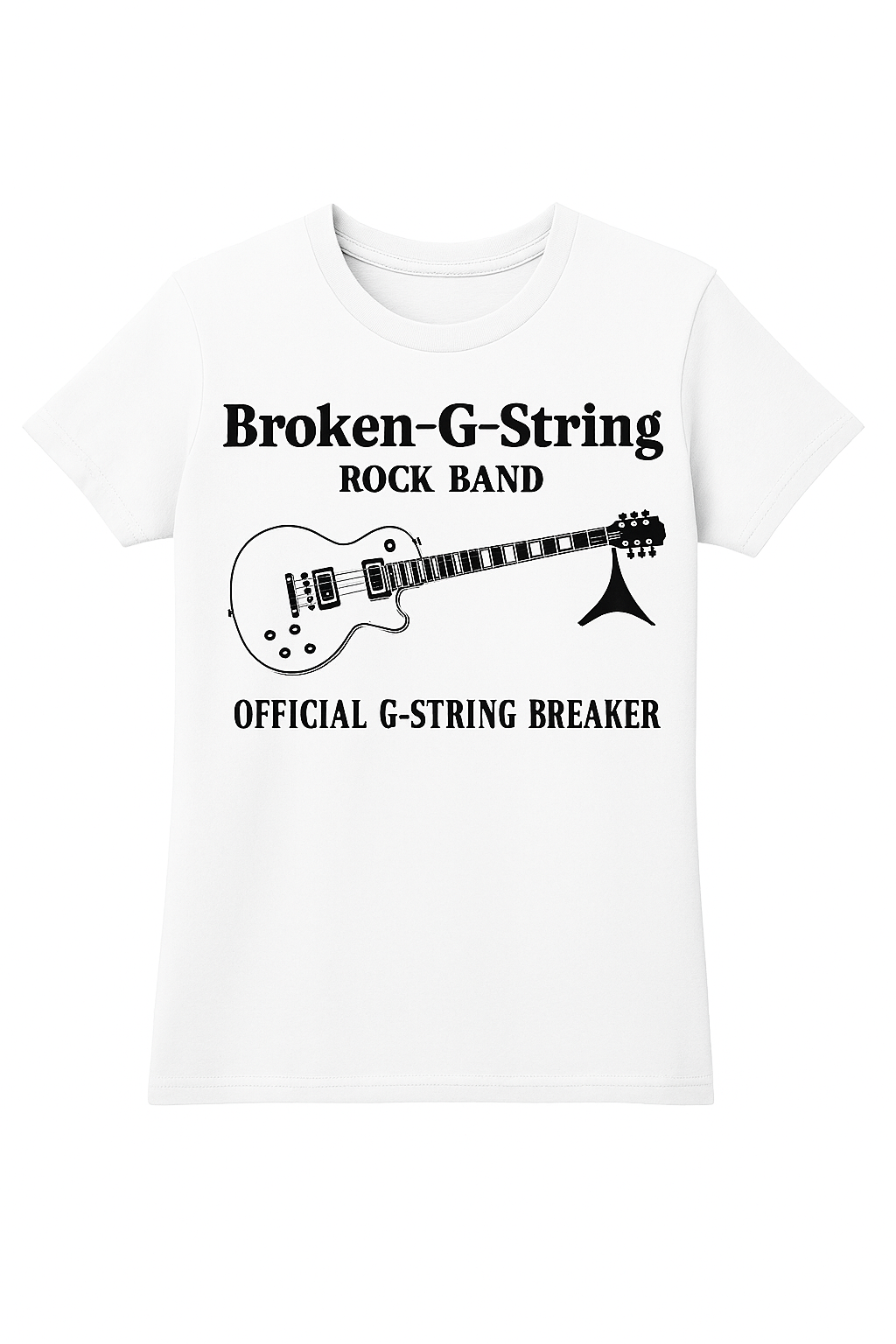 Broken-G-String Rock Band NM- Tee-Shirt : Official G-String.....