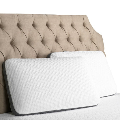 Majestic Sleep Systems - Bamboo Charcoal and Cooling Gel Memory Foam Pillow