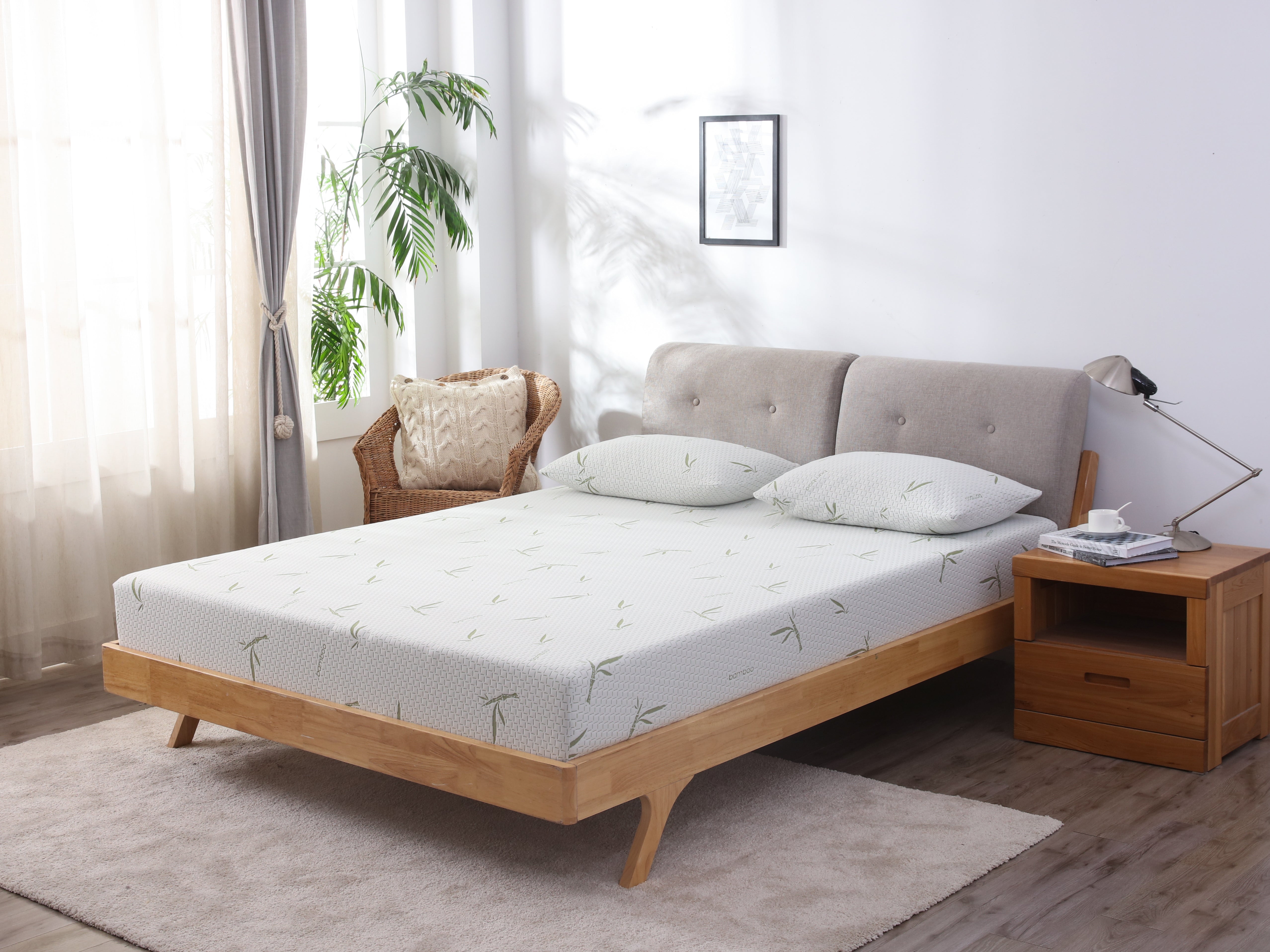MLILY Dreamer 8 Memory Foam Mattress with Bamboo Knit Cover Twin 39 x75