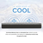 10” Essentials Comfort Reactive - Medium Firm Mattress  - Majestic Sleep Systems