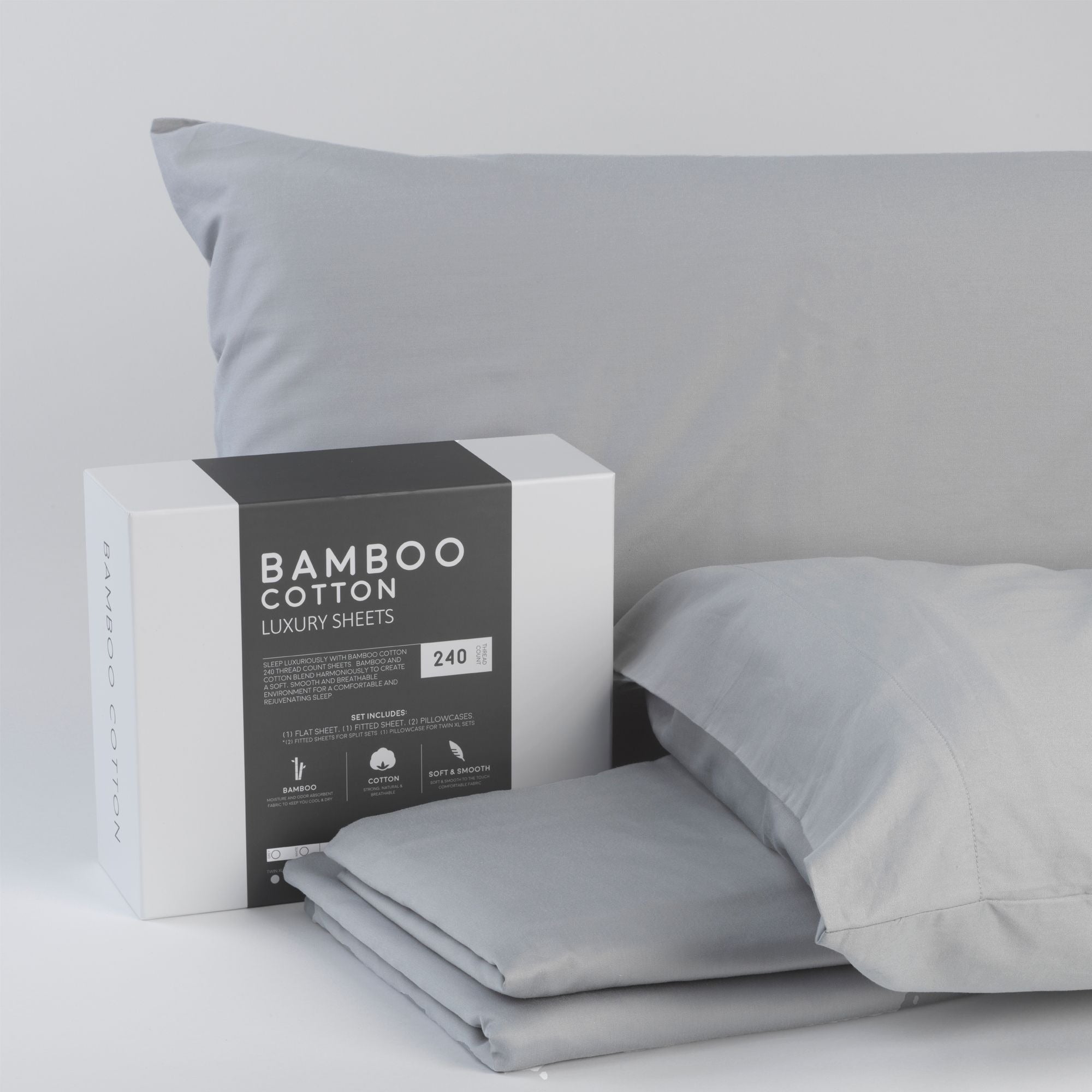 Bamboo Cotton Luxury Bed Sheets - Made with Viscose from Bamboo