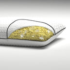 Majestic Sleep Systems - Reactive Shredded Memory Foam Pillow-Adjustable Loft Height