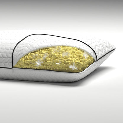Majestic Sleep Systems - Reactive Shredded Memory Foam Pillow-Adjustable Loft Height