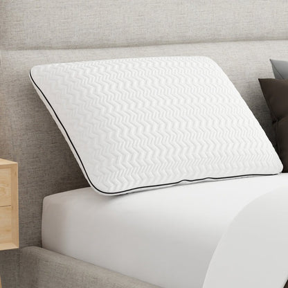 Majestic Sleep Systems - Reactive Shredded Memory Foam Pillow-Adjustable Loft Height