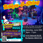 Broken-G-String Rock Band NM- Music and Show Information