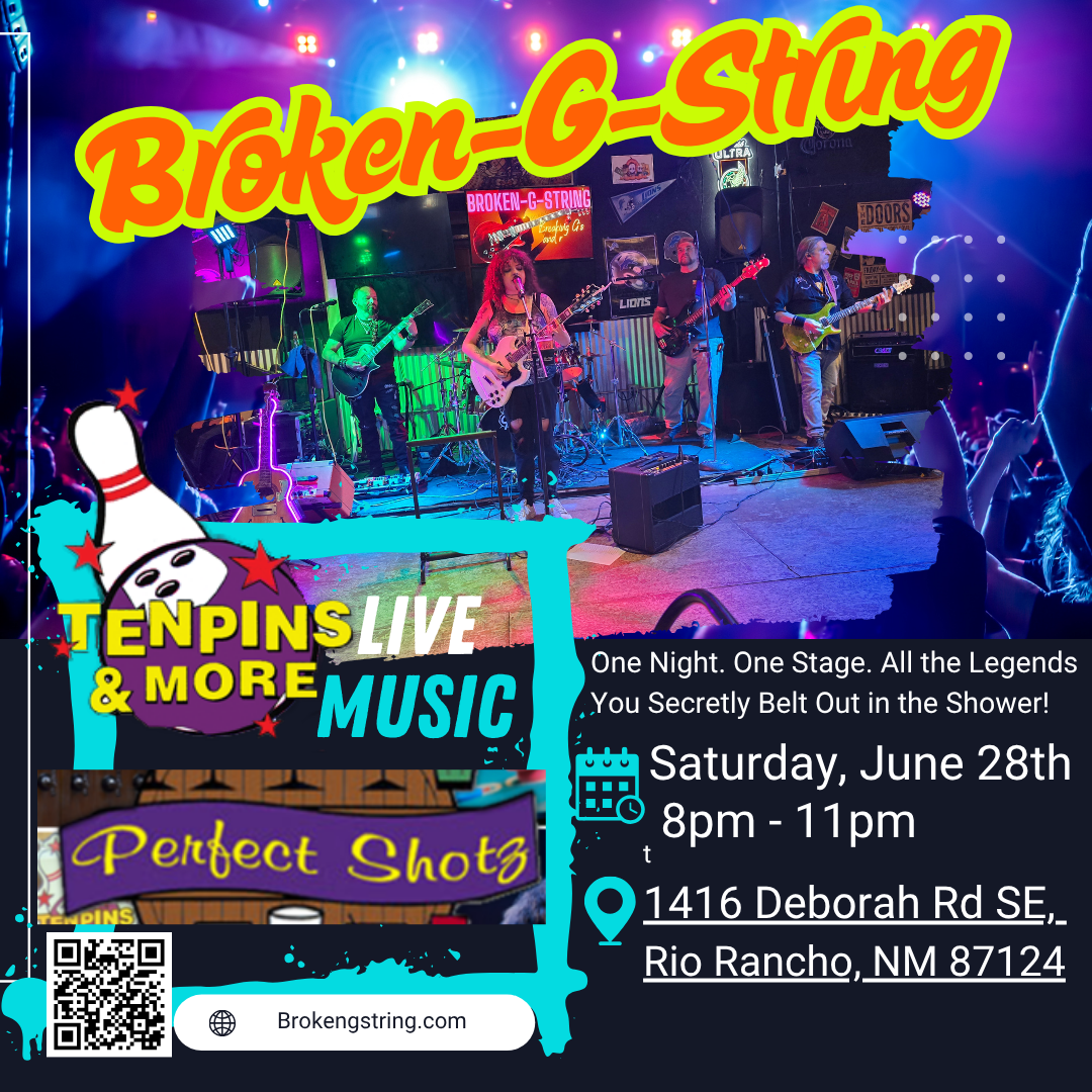 Broken-G-String Rock Band NM- Music and Show Information