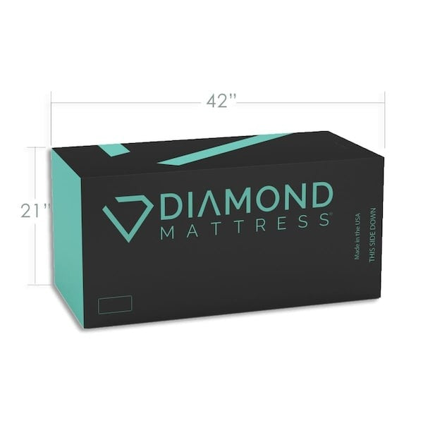 Diamond - Aspen Cool Latex Medium Euro Top 14.5" Hybrid Mattress