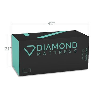 Diamond - Aspen Cool Latex Medium Euro Top 14.5" Hybrid Mattress