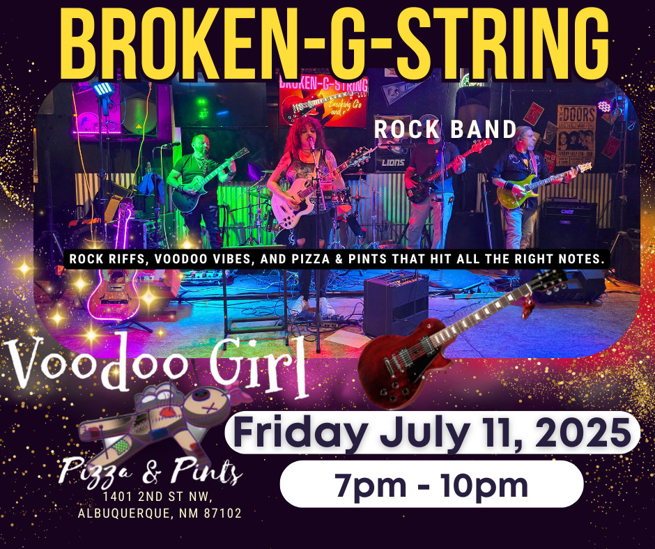 Broken-G-String Rock Band NM- Music and Show Information