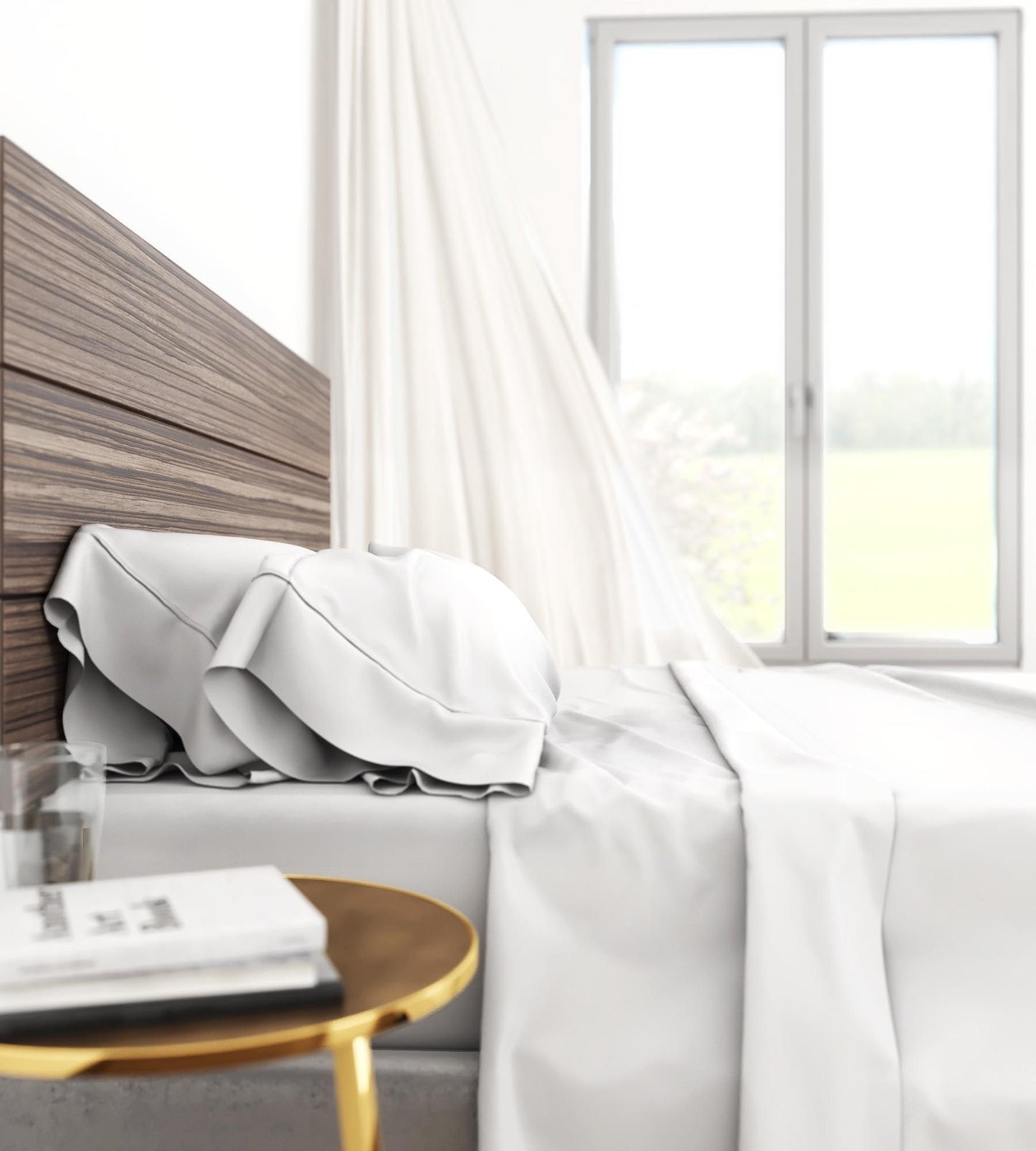 Bamboo Cotton Luxury Bed Sheets - Made with Viscose from Bamboo