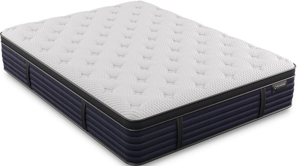Diamond - Aspen Cool Latex Firm Euro Top 14.5" Hybrid Mattress