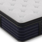 Diamond - Aspen Cool Latex Firm Euro Top 14.5" Hybrid Mattress