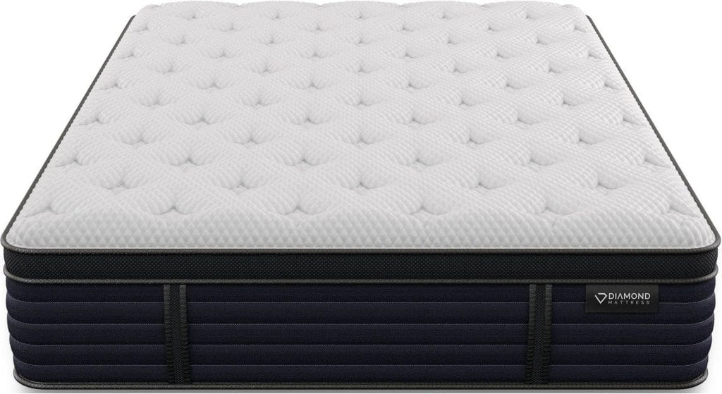 Diamond - Aspen Cool Latex Plush Euro Top 14.5" Hybrid Mattress