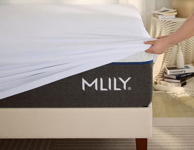 MLILY-  5-Sided Rayon Bamboo Mattress Protector