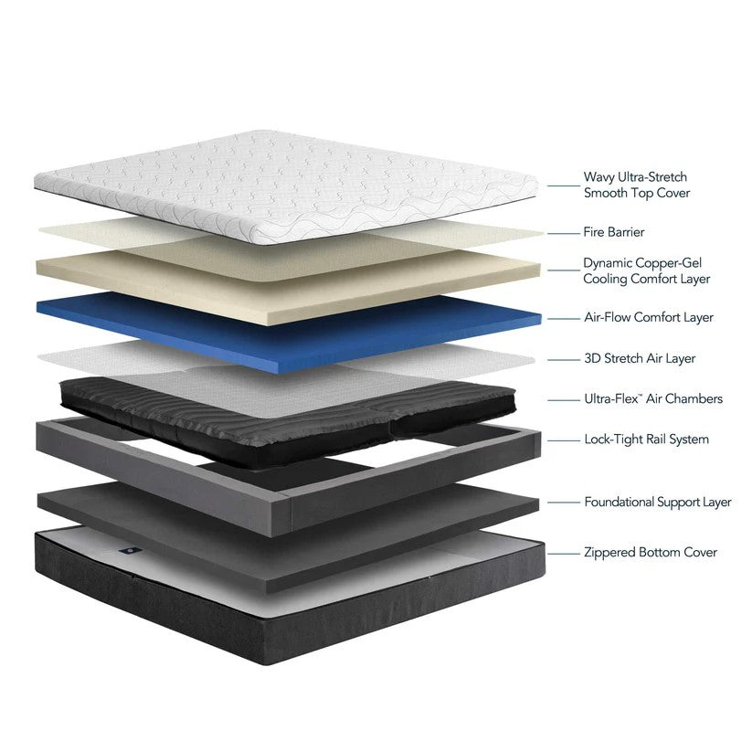 INSTANT COMFORT  Luxe 12" SMOOTH TOP SMART BED