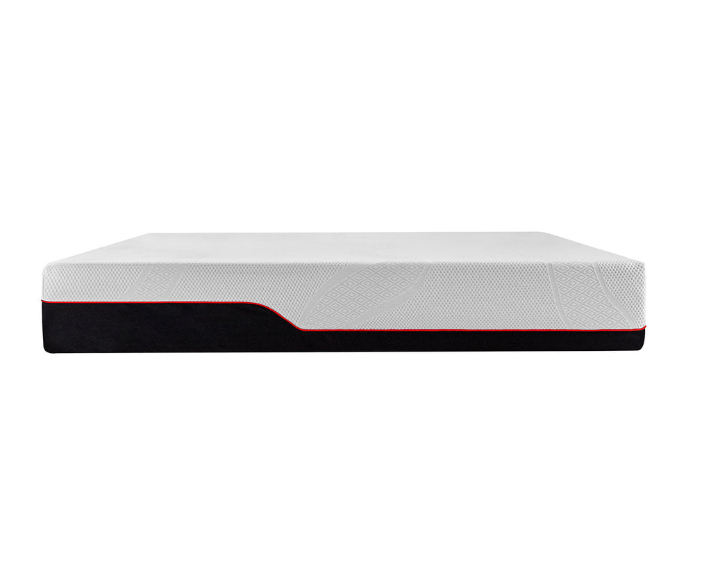 White flat shoe on a white background