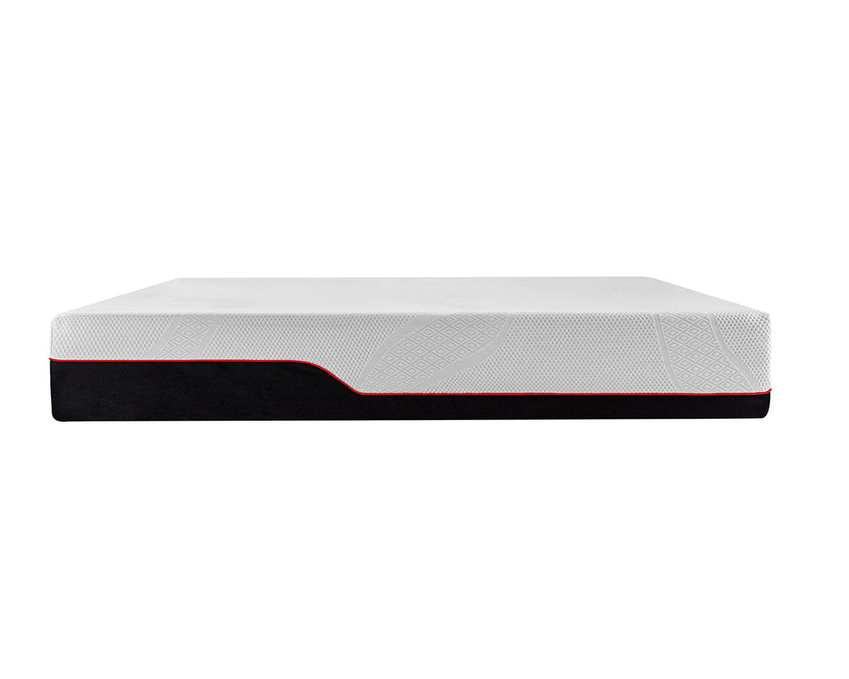 White flat shoe on a white background
