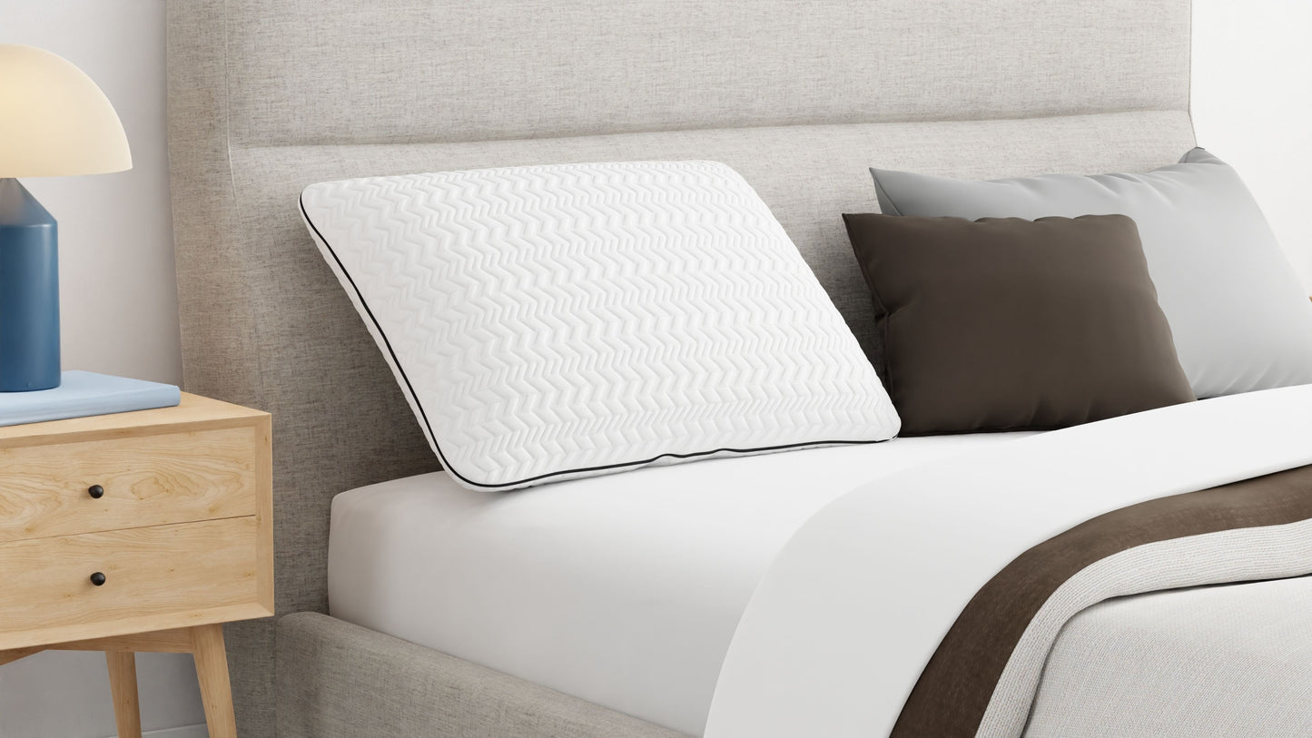 Majestic Sleep Systems - Reactive Shredded Memory Foam Pillow-Adjustable Loft Height