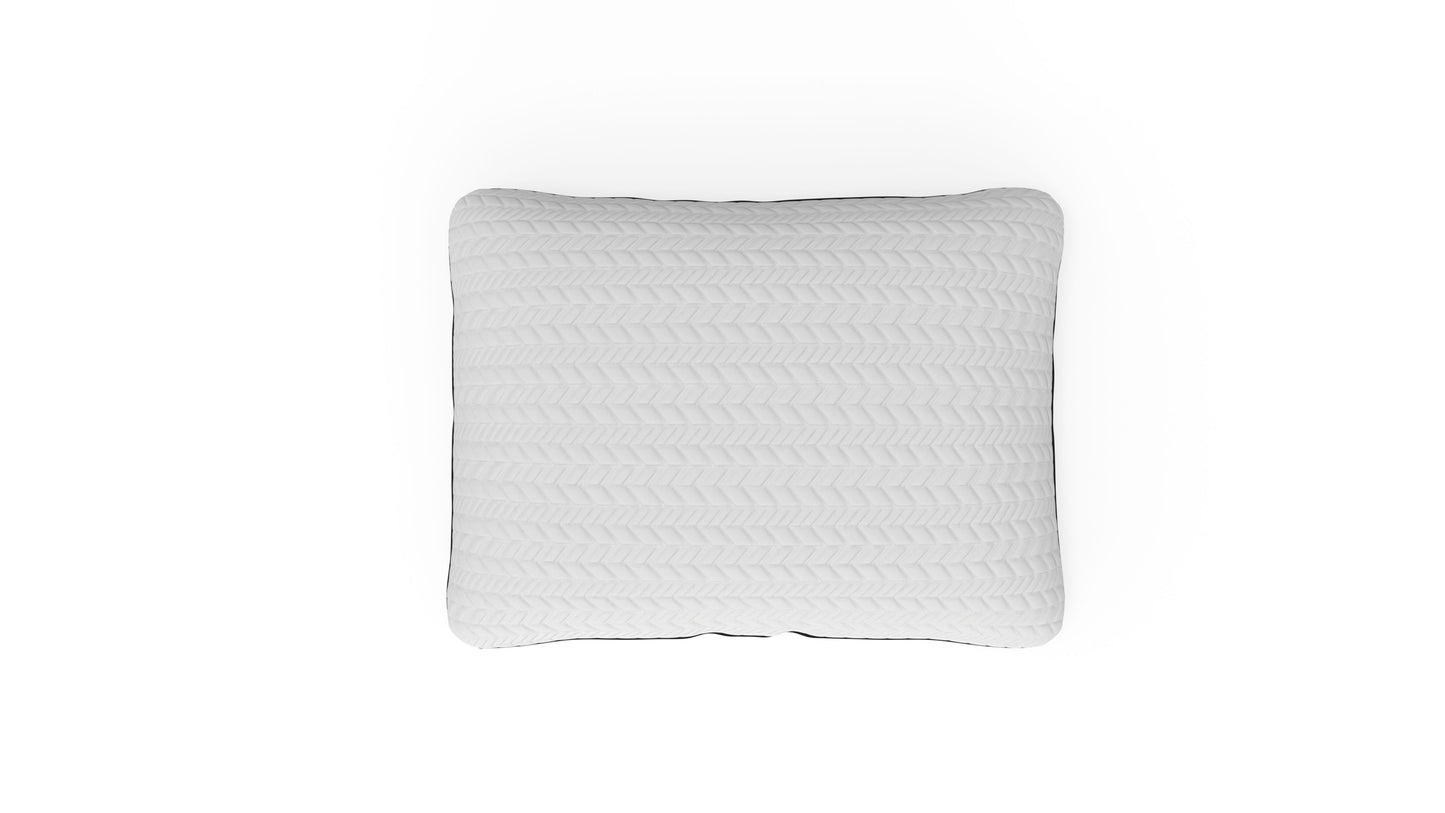 Majestic Sleep Systems - Reactive Shredded Memory Foam Pillow-Adjustable Loft Height
