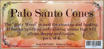 Metaphysically Majestic - Palo Santo Cones Pack of 6