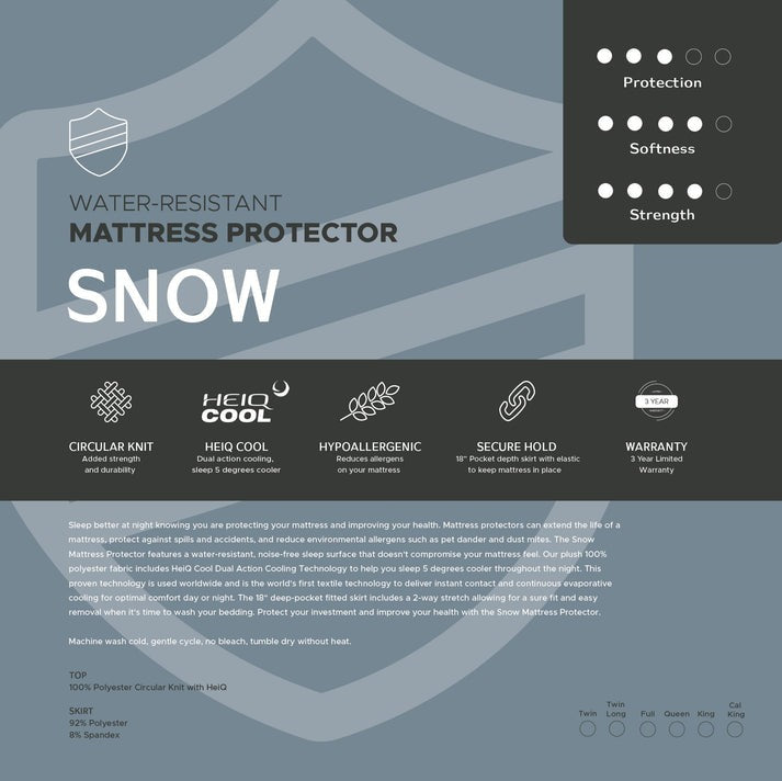 Majestic Sleep Systems- Snow Mattress Protector